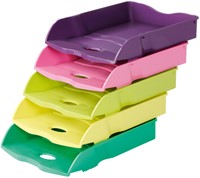 Brievenbak Han Re-LOOP A4 stapel- & nestbaar zwart-1