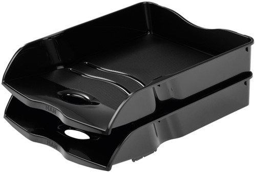 Brievenbak Han Re-LOOP A4 stapel- & nestbaar zwart-2