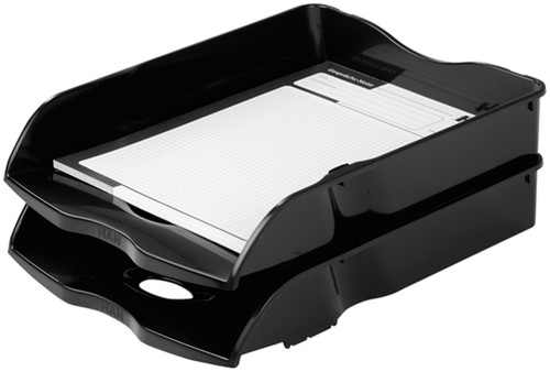 Brievenbak Han Re-LOOP A4 stapel- & nestbaar zwart-3