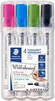 Whiteboardmarker Staedtler Lumocolor 351 set à 4 stuks fun assorti