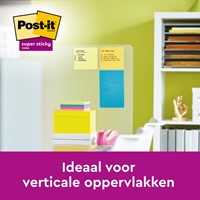 Memoblok Post-it 6445 Super Sticky 152x101mm assorti 3st-3