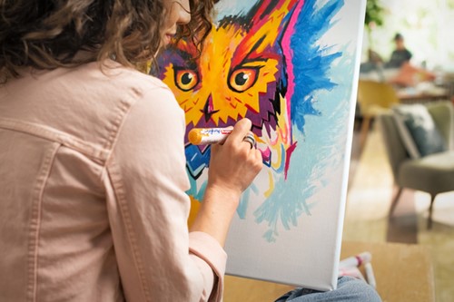 Acrylmarker edding e-5100 medium mosgroen-2