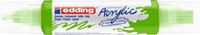 Acrylmarker edding e-5400 3D double liner geelgroen-2