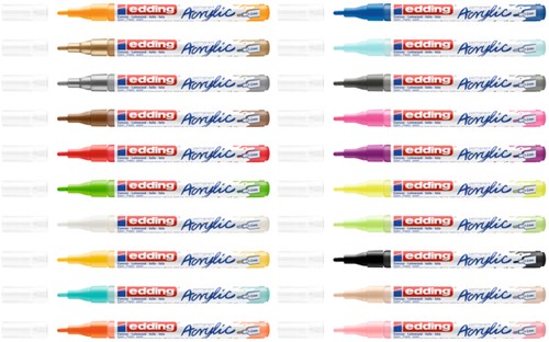 Acrylmarker edding e-5300 fijn antraciet-3