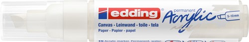 Acrylmarker edding e-5000 breed  verkeerswit-2