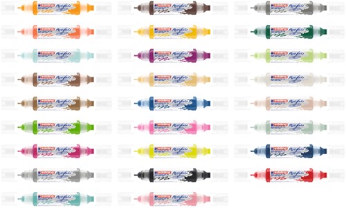 Acrylmarker edding e-5400 3D double liner stijlvol mauve-3