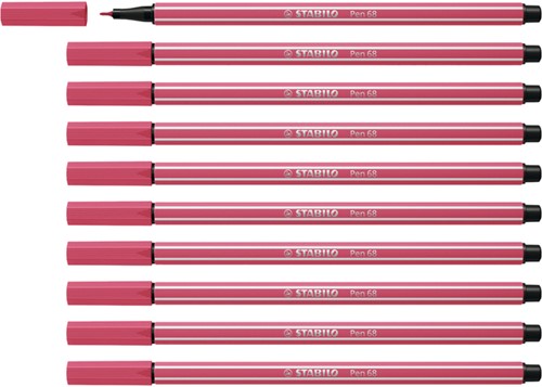 Viltstift STABILO Pen 68/49 medium aardbeienrood-3