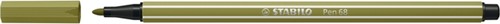 Viltstift STABILO Pen 68/37 medium moddergroen