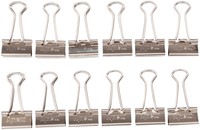 Papierklem MAUL 215 foldback 19mm capaciteit 7mm zilver 12 stuks-2