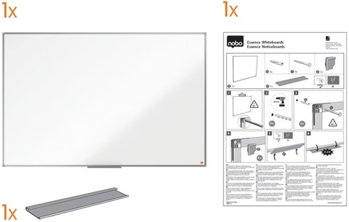 Whiteboard Nobo Essence 45x60cm staal-6