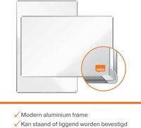 Whiteboard Nobo Premium Plus 60x90cm staal-10