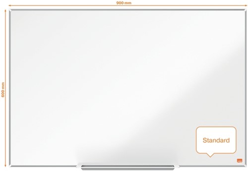 Whiteboard Nobo Impression Pro 60x90cm staal-8