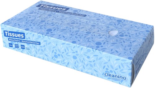 Facial tissues Cleaninq 2-laags 100 vel wit-2