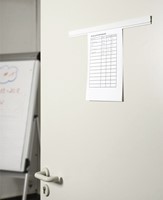 Wandlijst MAUL Express papierrail 50cm zelfklevend wit-5