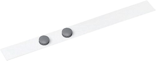 Wandlijst MAUL Standard zelfklevend 50cm incl 2 magneten wit