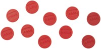 Magneet Nobo 13mm rood 10 stuks-2