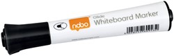 Whiteboardmarker Nobo Glide rond zwart 2mm