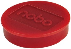 Magneet Nobo 32mm rood 10 stuks