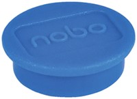 Magneet Nobo 24mm blauw 10 stuks