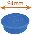 Magneet Nobo 24mm blauw 10 stuks-1