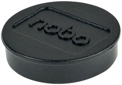 Magneet Nobo 32mm zwart 10 stuks