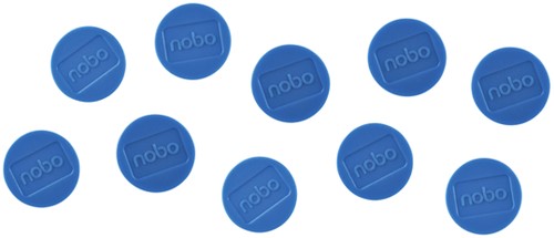 Magneet Nobo 32mm blauw 10 stuks-2