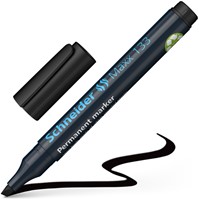 Permanent marker Schneider Maxx 133 schuin 1-4mm zwart-3