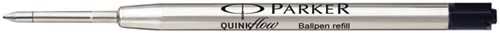 Balpenvulling Parker Quinkflow medium zwart blister à 3 stuks-2