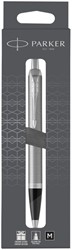 Balpen Parker IM stainless steel CT M blister à 1 stuk
