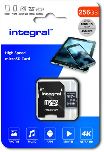 Geheugenkaart Integral microSDXC 256GB-2