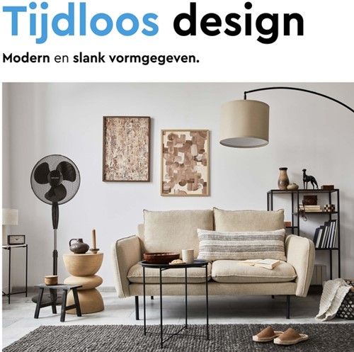 Statiefventilator BRASQ met remote Ø 40cm zwart-8