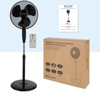 Statiefventilator BRASQ met remote Ø 40cm zwart-2