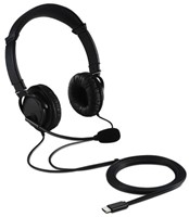 Hoofdtelefoon Kensington USB-C Hi-Fi met microfoon zwart-3
