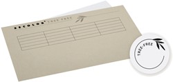Vouwmap Djois Tree-Free folio gelijk 226gr grijs