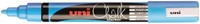Krijtstift Uni-ball chalk rond 1.8-2.5mm lichtblauw