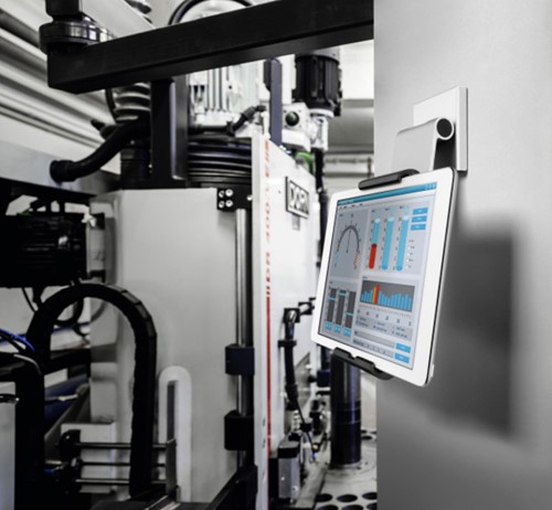 Tablethouder Durable wand kantelbaar-1