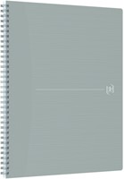 Spiraalblok Oxford Origin A4+ lijn 140 pagina's 80gr grijs-2