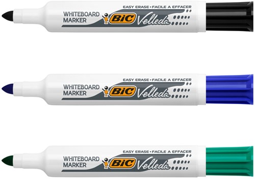 Whiteboardmarker Bic Velleda 1711 rond large groen-1