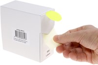 Etiket Rillprint 35mm op rol fluor geel 500 stuks-3