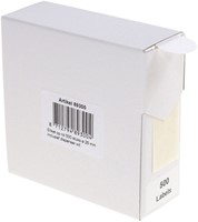Etiket Rillprint 25mm op rol wit 500 stuks-2
