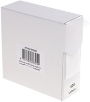 Etiket Rillprint 25mm op rol transparant 500 stuks-2