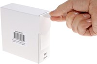 Etiket Rillprint 25mm op rol transparant 500 stuks-3
