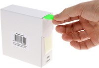 Etiket Rillprint 25mm op rol fluor groen 500 stuks-3
