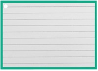 Flashcards A7 Groen incl. clipring 50 vel-2