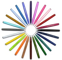 Brushpen Pentel Sign SES15C Rainbow assorti 24 stuks-2