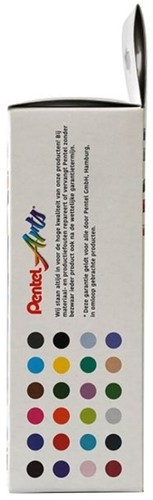 Brushpen Pentel Sign SES15C Rainbow assorti 24 stuks-1