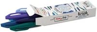 Brushpen Pentel Sign SES15C Spring Rain assorti 6 stuks