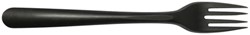 Vork IEZZY herbruikbaar CPLA 190mm 50 stuks zwart