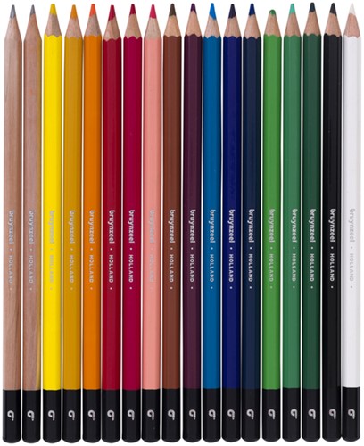 Tekenset Bruynzeel blik à 18 delen assorti-2