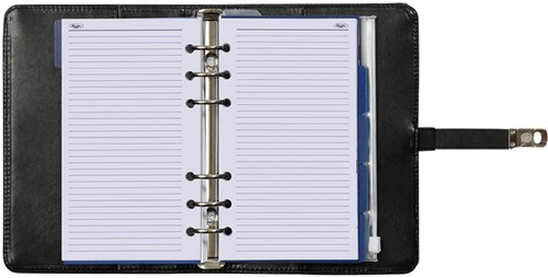 Organizer Kalpa Personal inclusief agenda 2026-2027 7dagen/2pagina's bloemenzee zwart-7